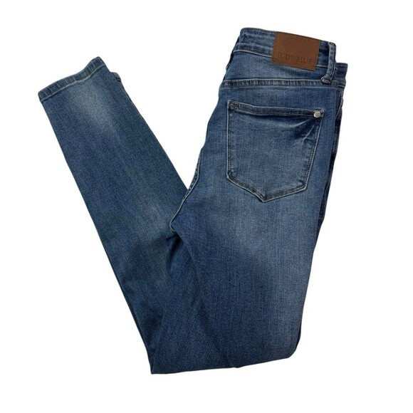 Judy Blue Women's Size 27 High Waist‎ Tummy Control Skinny Jeans 27"W x 27.5"Ins - Picture 5 of 16